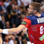 Norway men’s handball team captain Bjarte Myrhol during a game. EHF Euro 2026 featured image