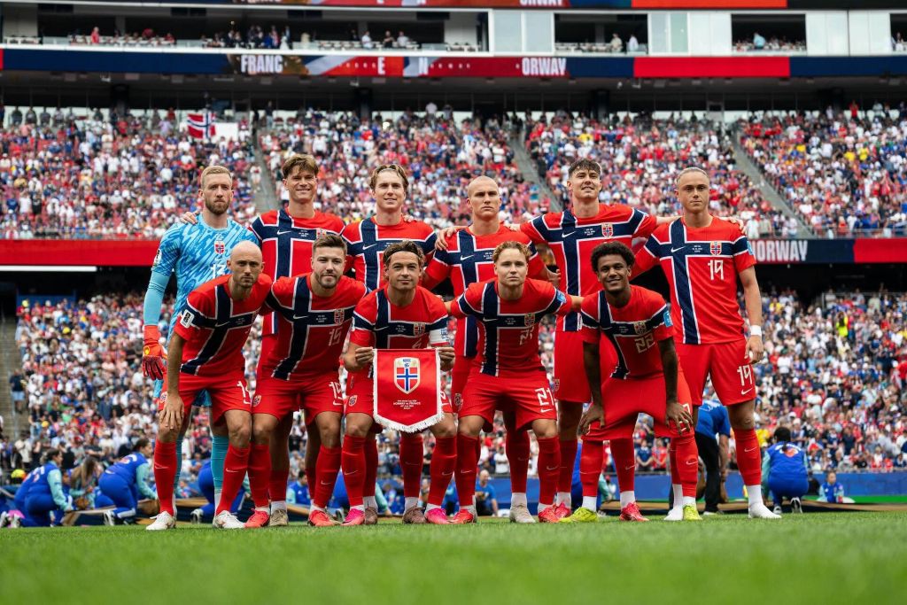 Norway national team photo ahead of their World Cup 2026 game vs Iraq. Ivory Coast vs Norway Round of 32 World Cup 2026 featured image.