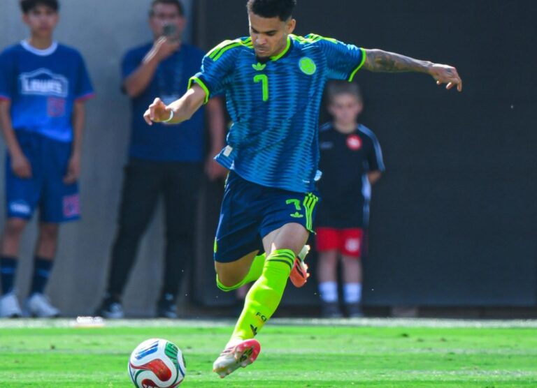 Luis Díaz from Colombia shoots during a friendly against Jordan ahead of the World Cup 2026. World Cup 2026 tips for day 9 & 10 featured image.